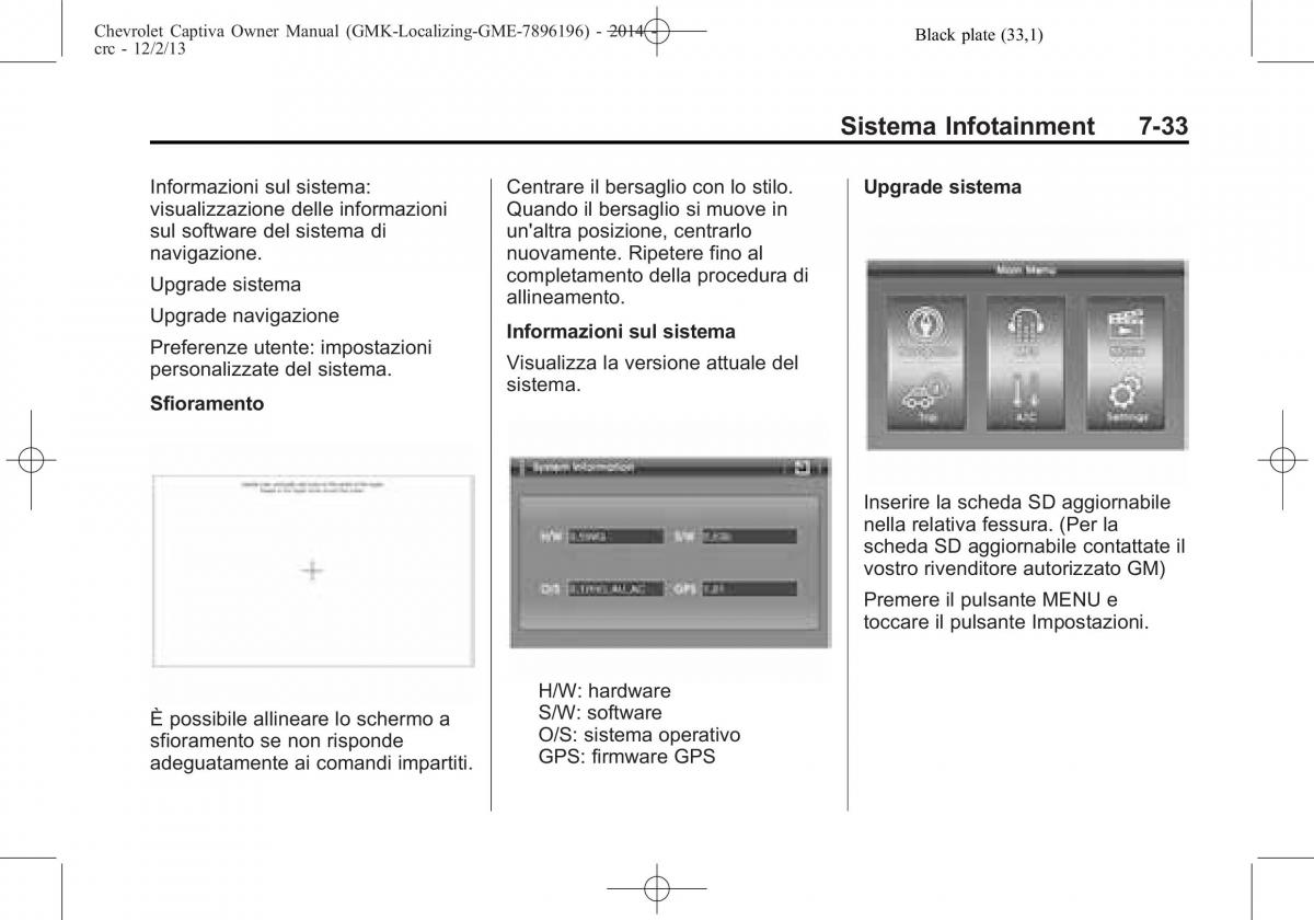 Chevrolet Captiva manuale del proprietario / page 161