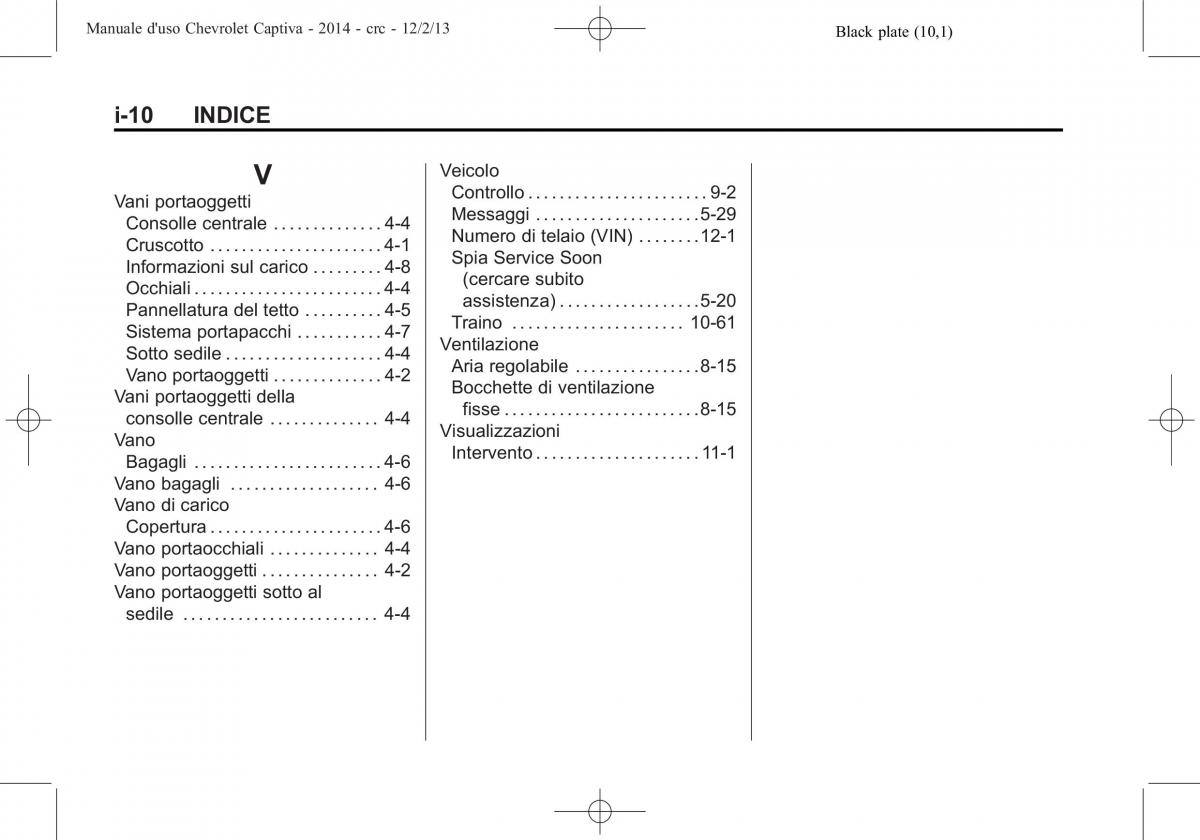 Chevrolet Captiva manuale del proprietario / page 374