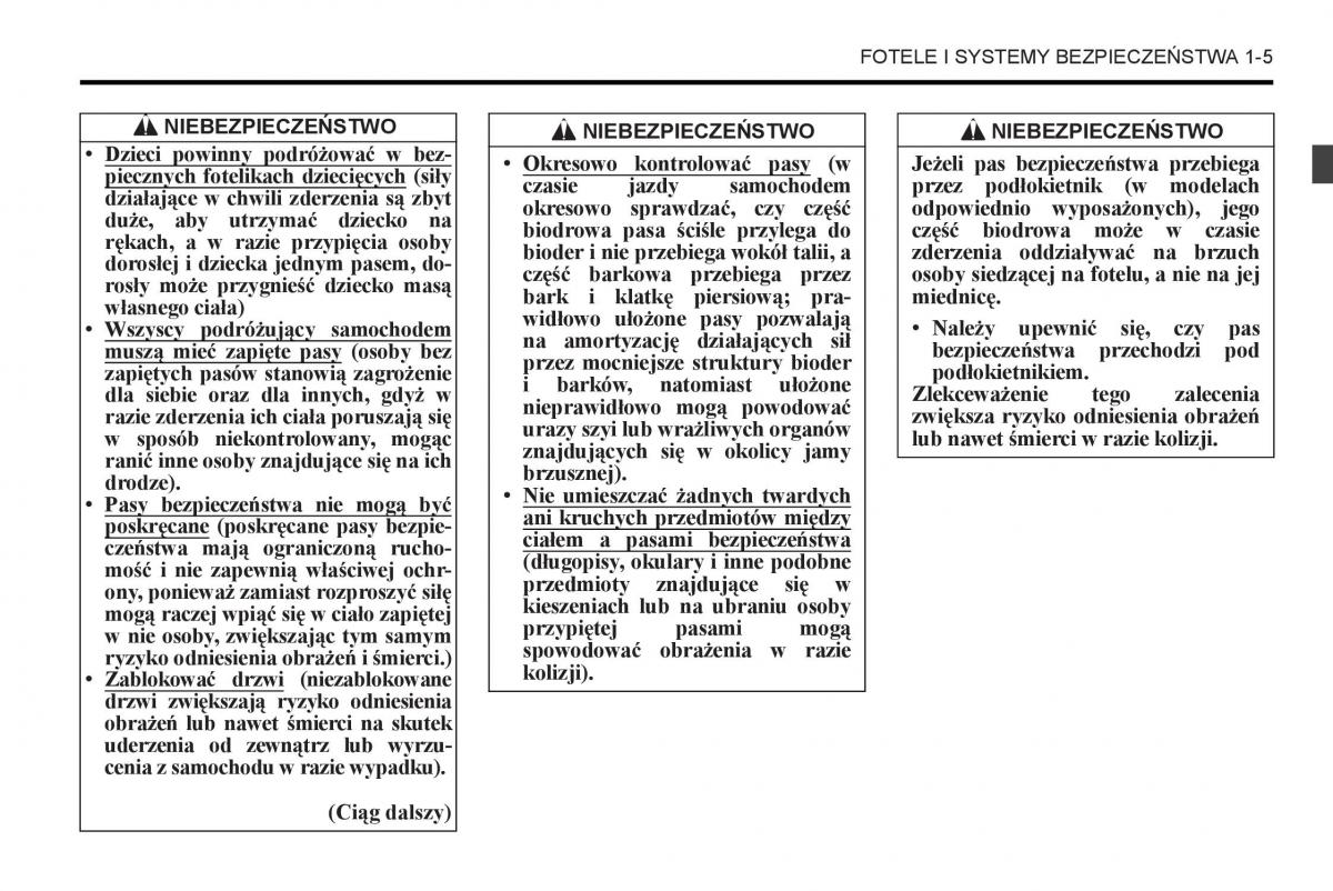 Chevrolet Captiva instrukcja obslugi / page 9