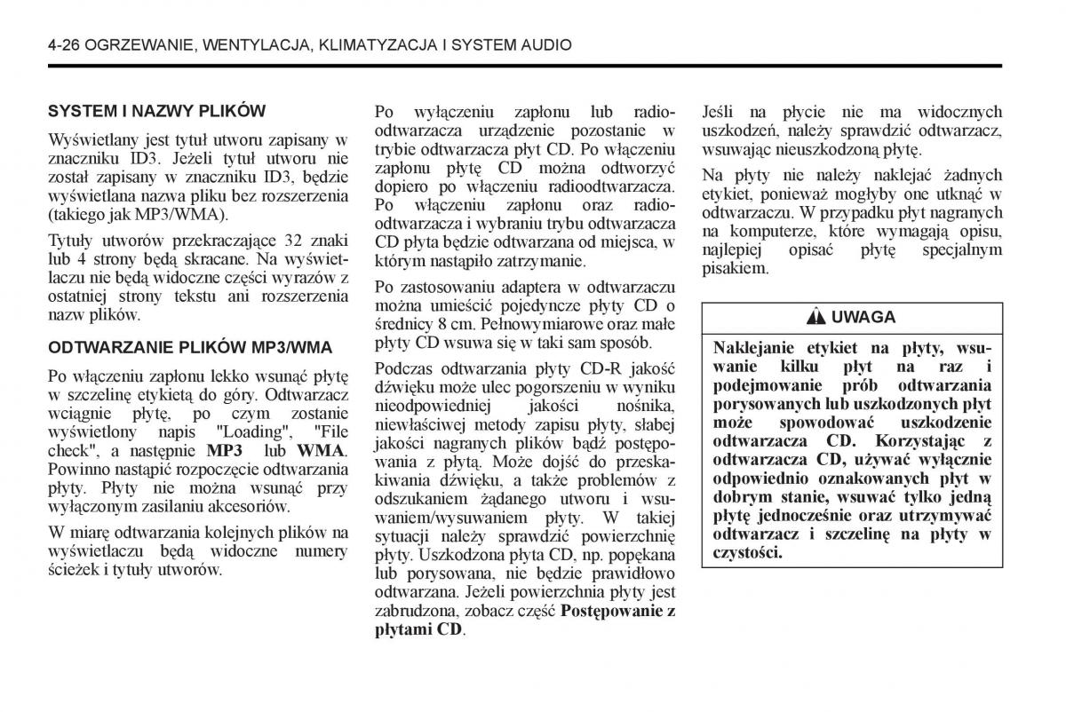 Chevrolet Captiva instrukcja obslugi / page 194