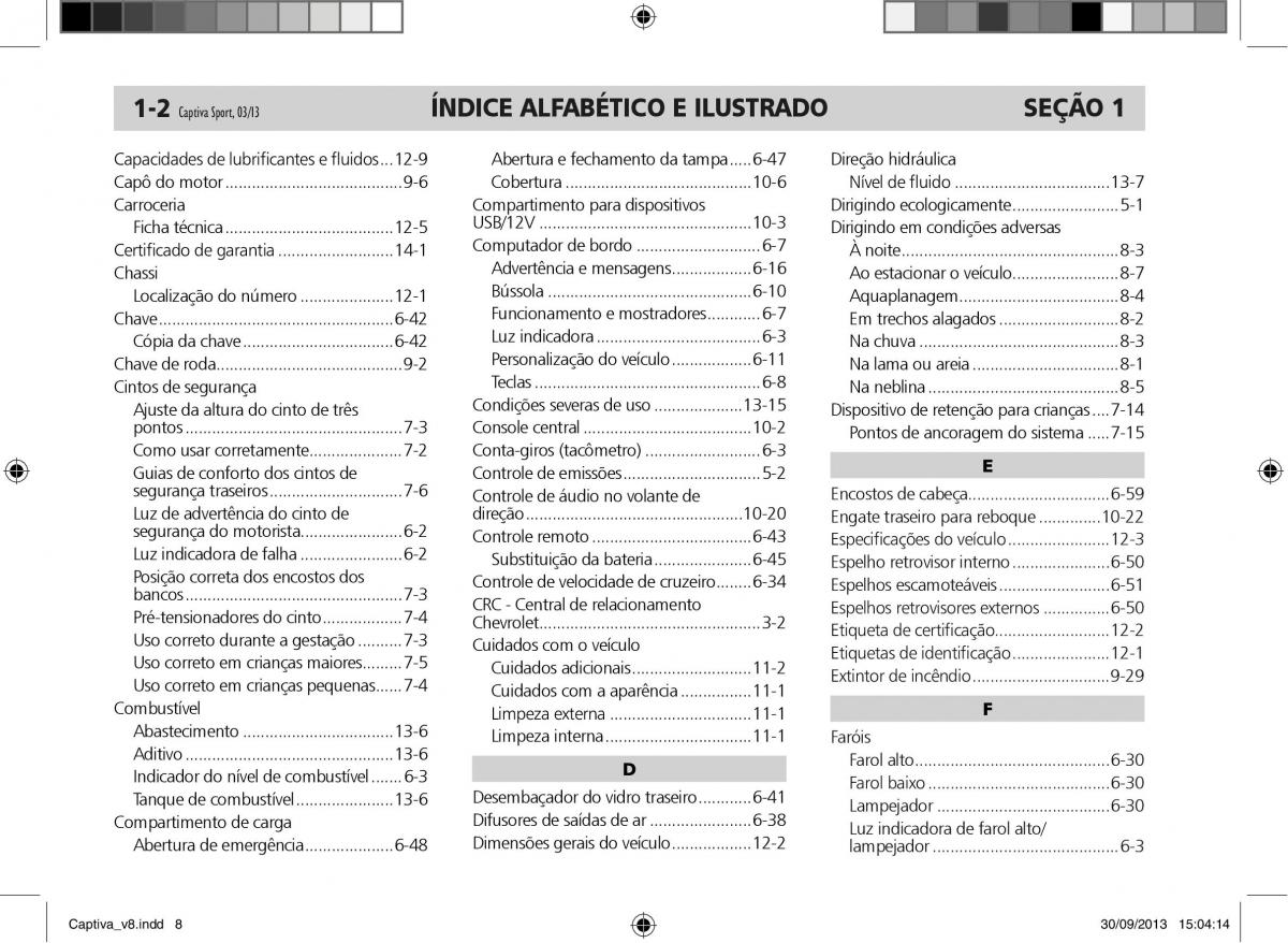 Chevrolet Captiva manual del propietario / page 9