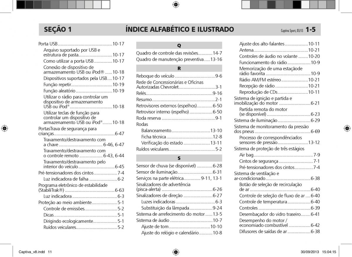 Chevrolet Captiva manual del propietario / page 12