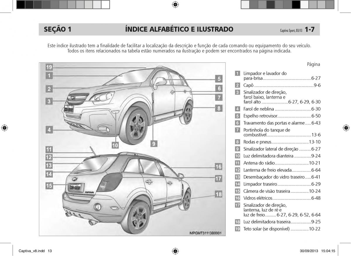 Chevrolet Captiva manual del propietario / page 14