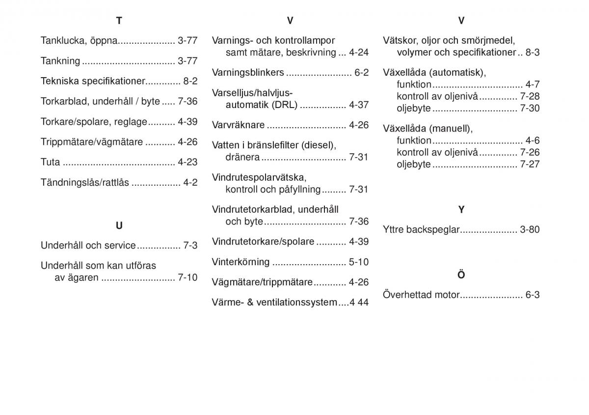 KIA Picanto I 1 instruktionsbok / page 7