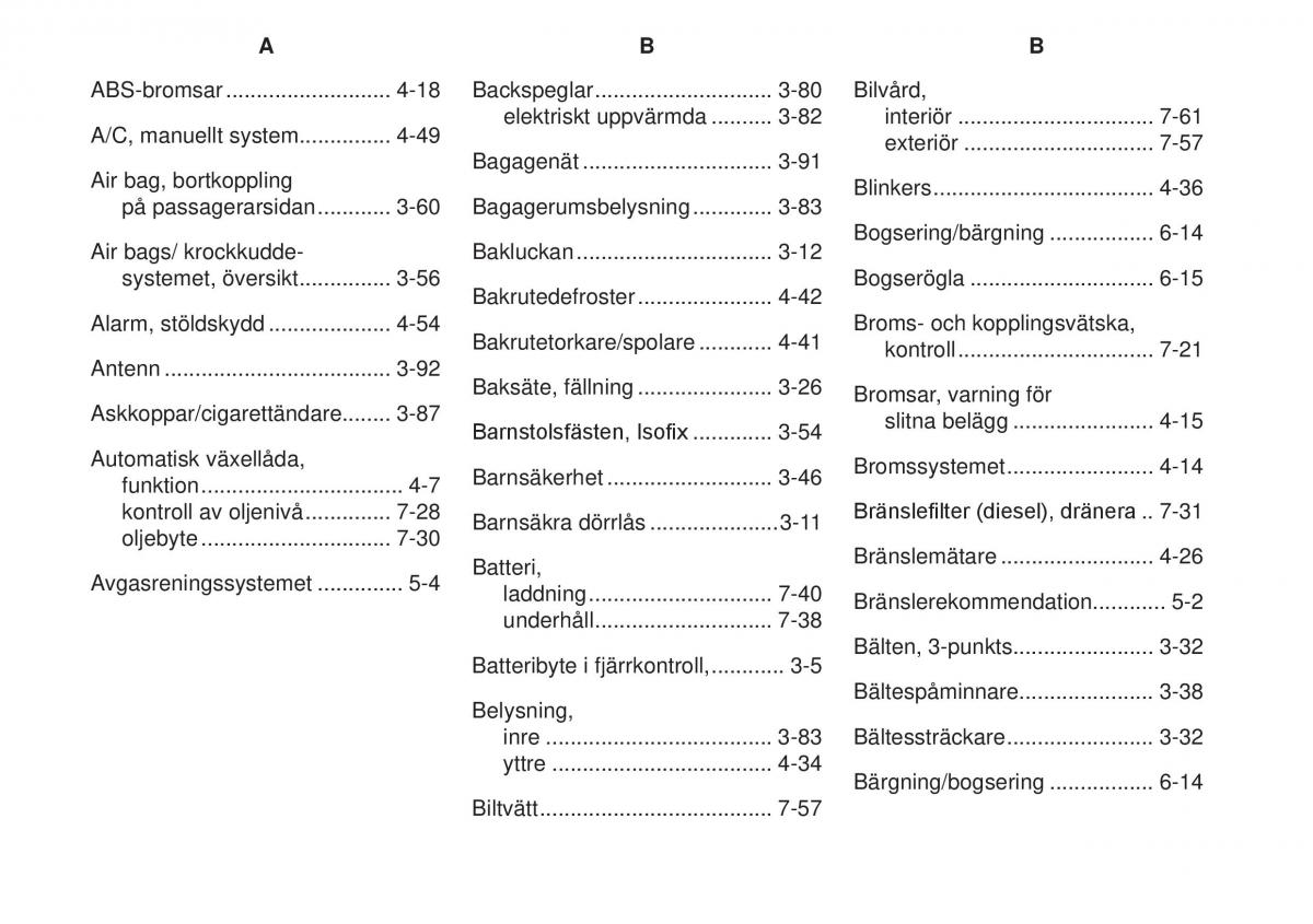 KIA Picanto I 1 instruktionsbok / page 2