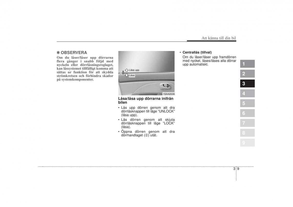 KIA Picanto I 1 instruktionsbok / page 24