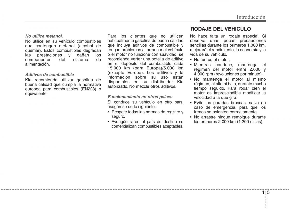 KIA Picanto II 2 manual del propietario / page 5
