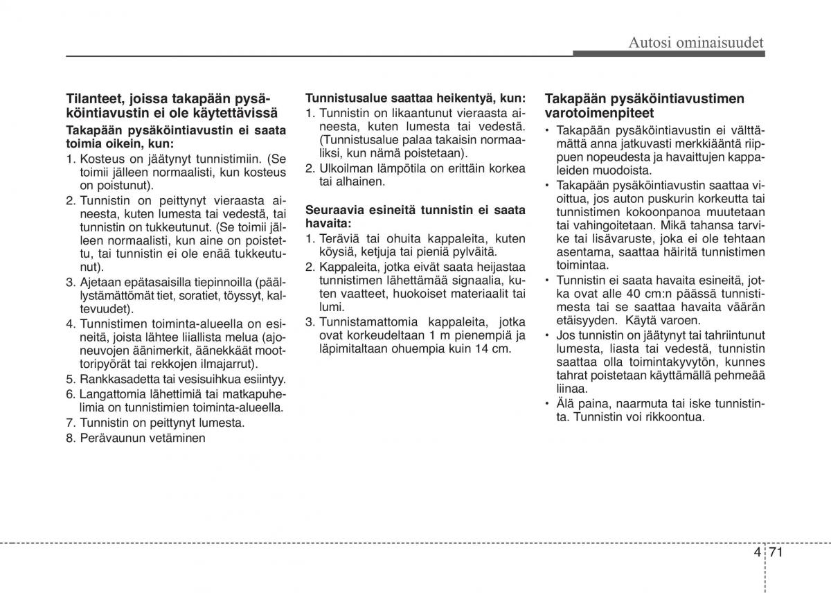 KIA Picanto II 2 omistajan kasikirja / page 145