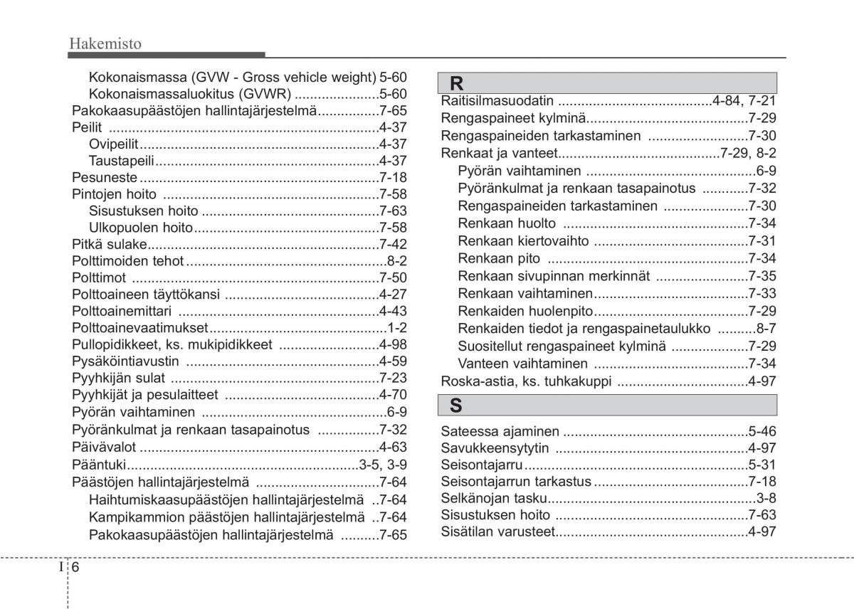 KIA Picanto II 2 omistajan kasikirja / page 457