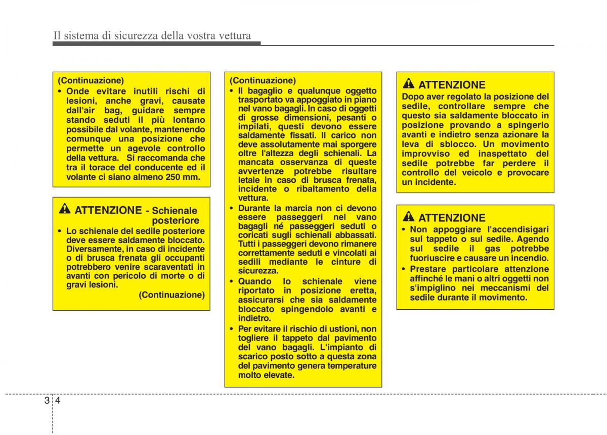 KIA Picanto II 2 manuale del proprietario / page 21