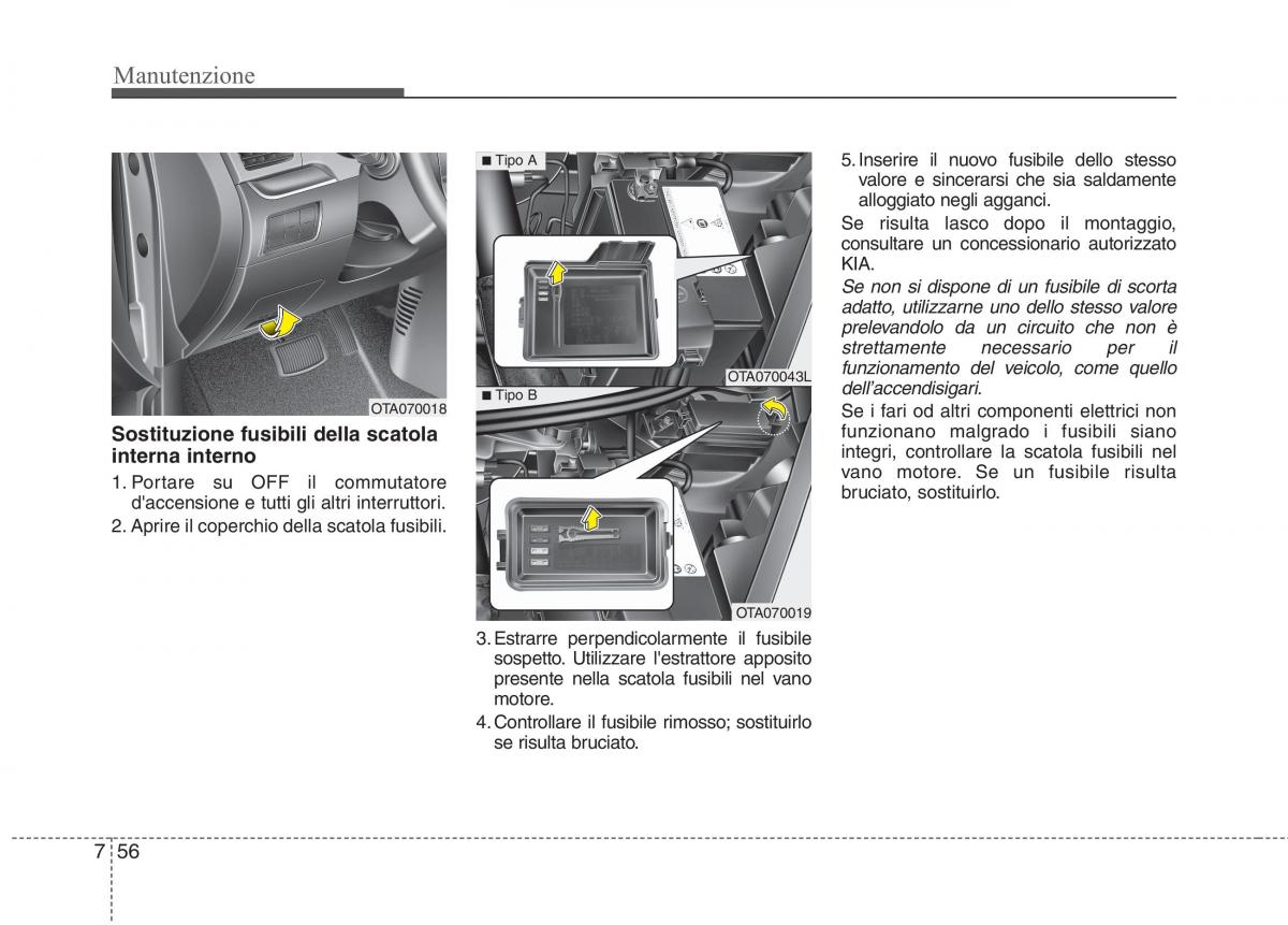 KIA Picanto II 2 manuale del proprietario / page 384