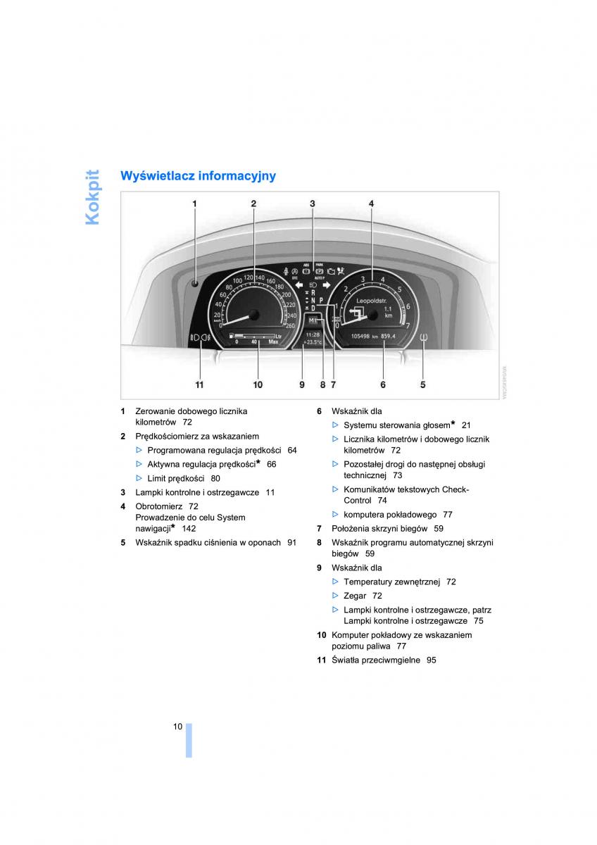 BMW 7 E65 E66 E67 instrukcja obslugi / page 12