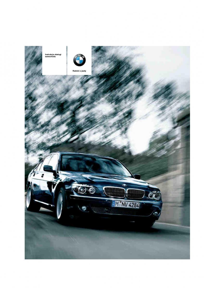 BMW 7 E65 E66 E67 instrukcja obslugi / page 1