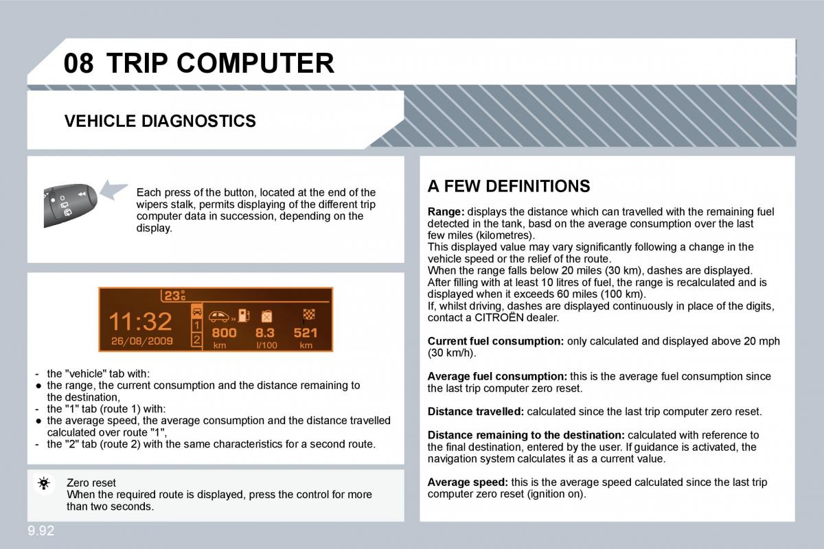  Citroen C8 Citroen C8 owners manual / page 231