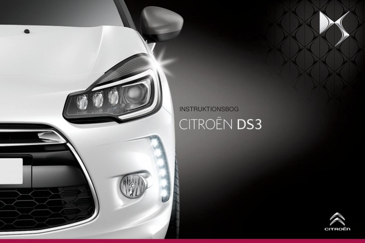 Citroen DS3 Bilens instruktionsbog / page 1