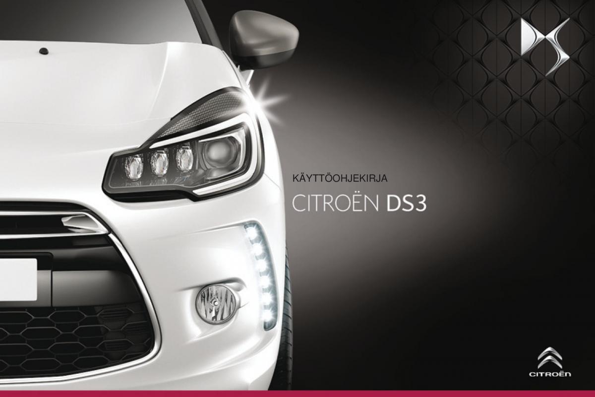 Citroen DS3 omistajan kasikirja / page 1