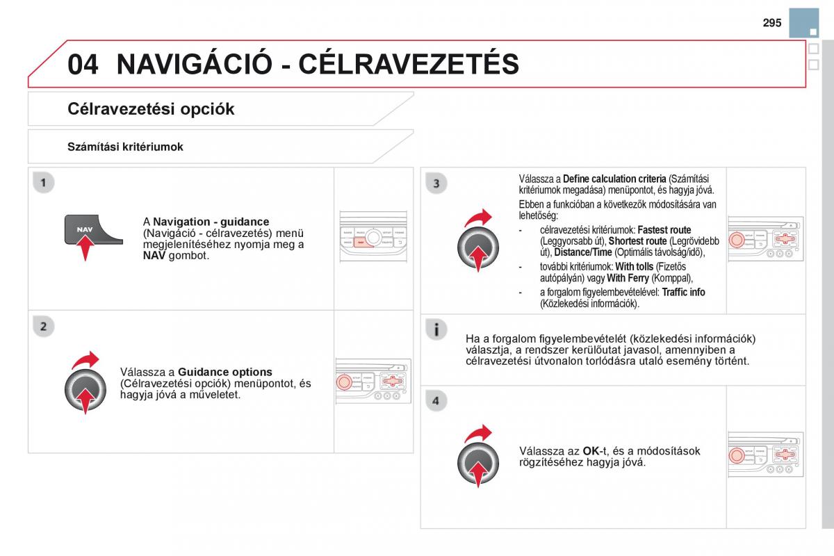 Citroen DS3 Kezelesi utmutato / page 297