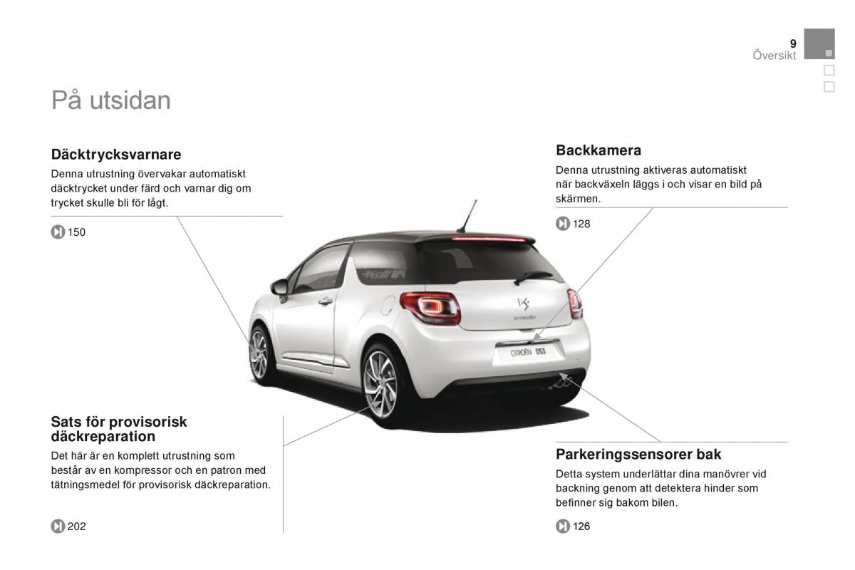 Citroen DS3 instruktionsbok / page 11