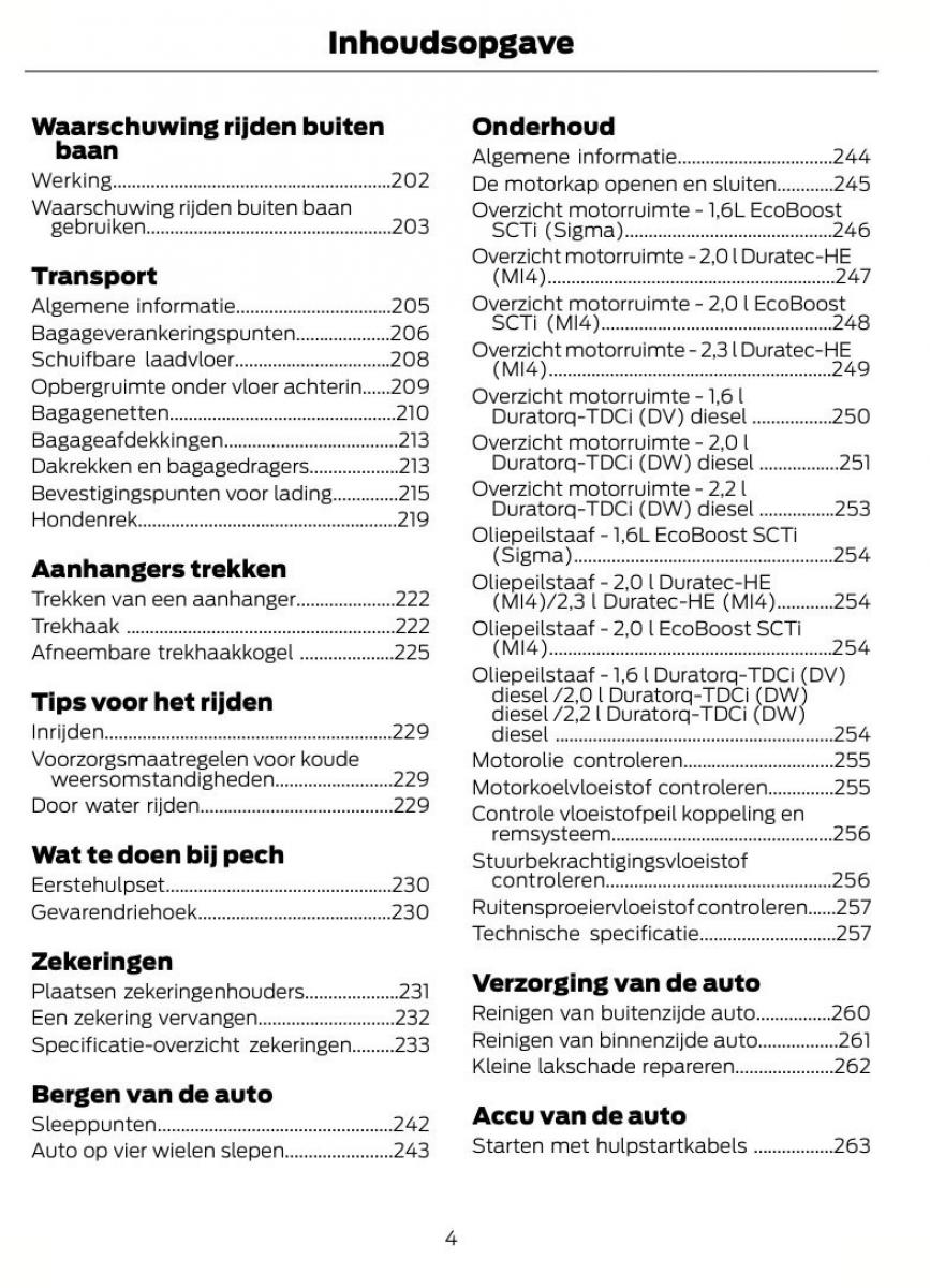 Ford S Max I 1 handleiding / page 7