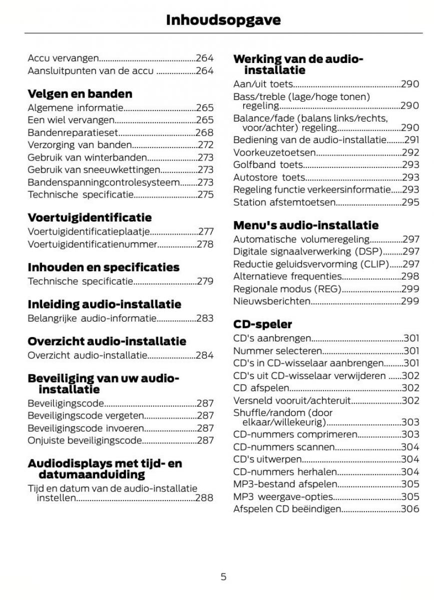 Ford S Max I 1 handleiding / page 8