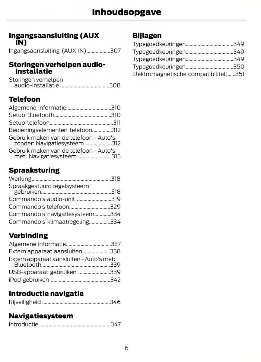 Ford S Max I 1 handleiding / page 9