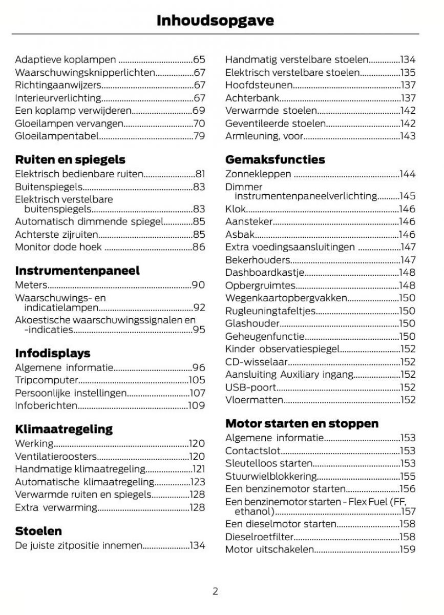 Ford S Max I 1 handleiding / page 5