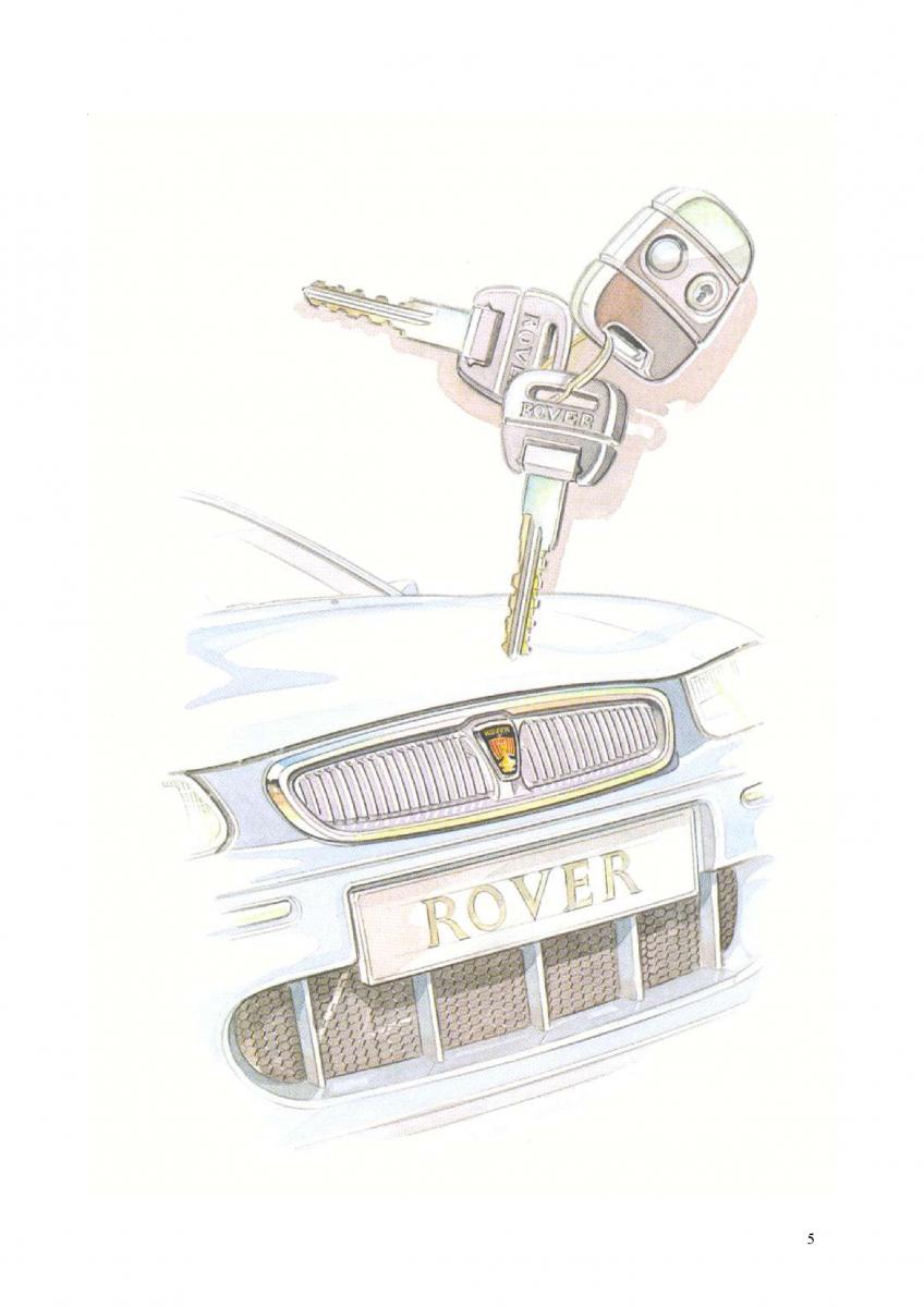Rover 200 III 3 instrukcja obslugi / page 5