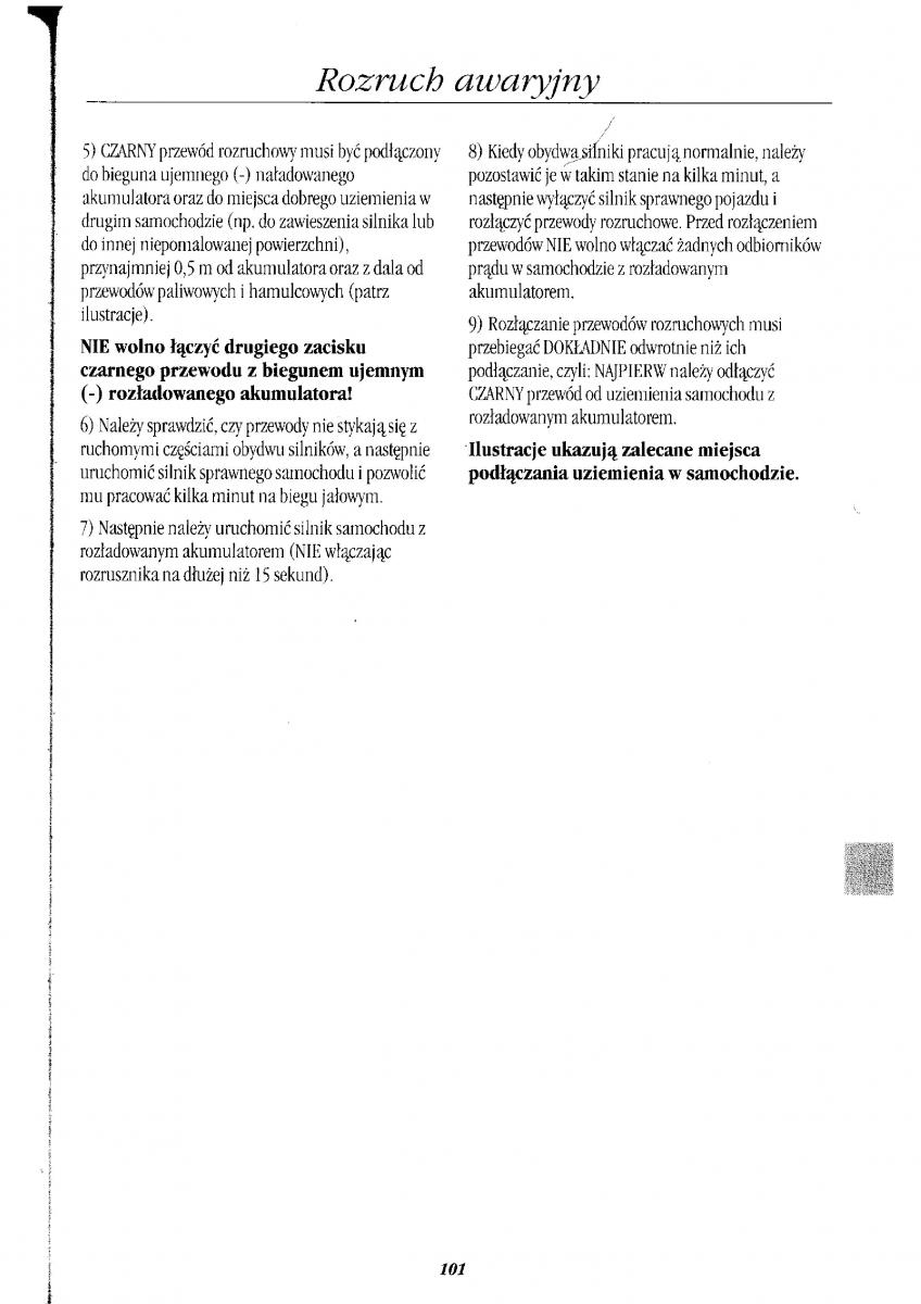 Rover 400 II 2 instrukcja obslugi / page 111