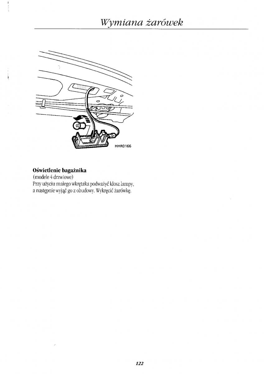 manual  Rover 400 II 2 instrukcja / page 133