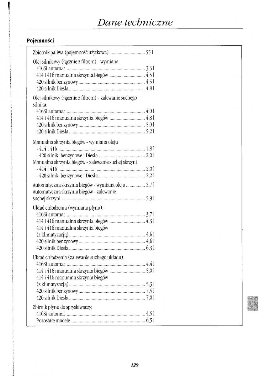 manual  Rover 400 II 2 instrukcja / page 141