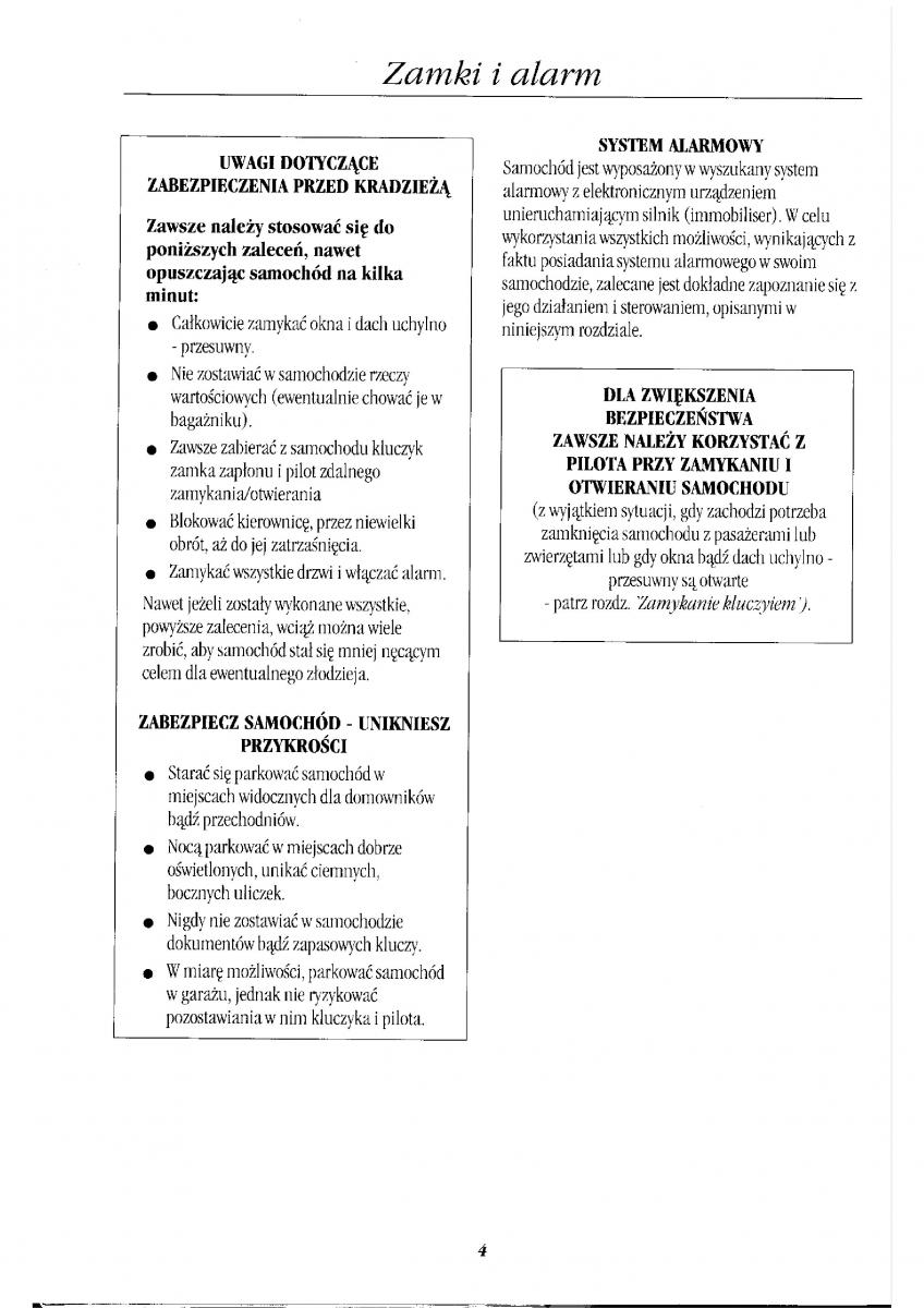 manual  Rover 400 II 2 instrukcja / page 7