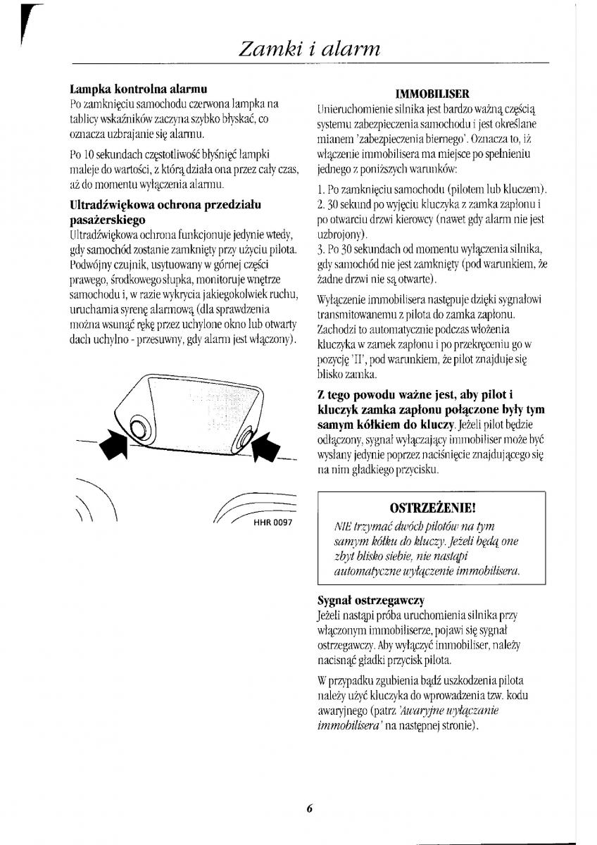 Rover 400 II 2 instrukcja obslugi / page 9