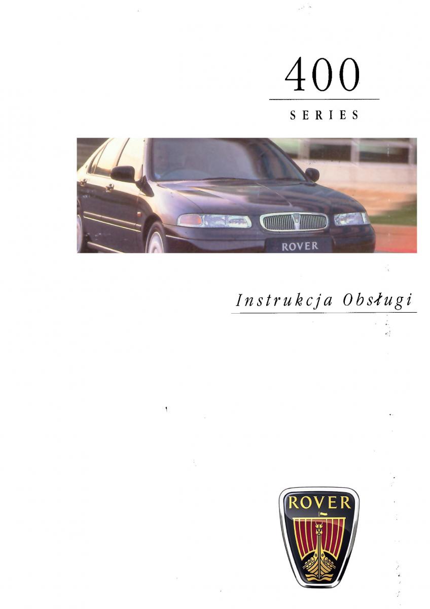 Rover 400 II 2 instrukcja obslugi / page 1