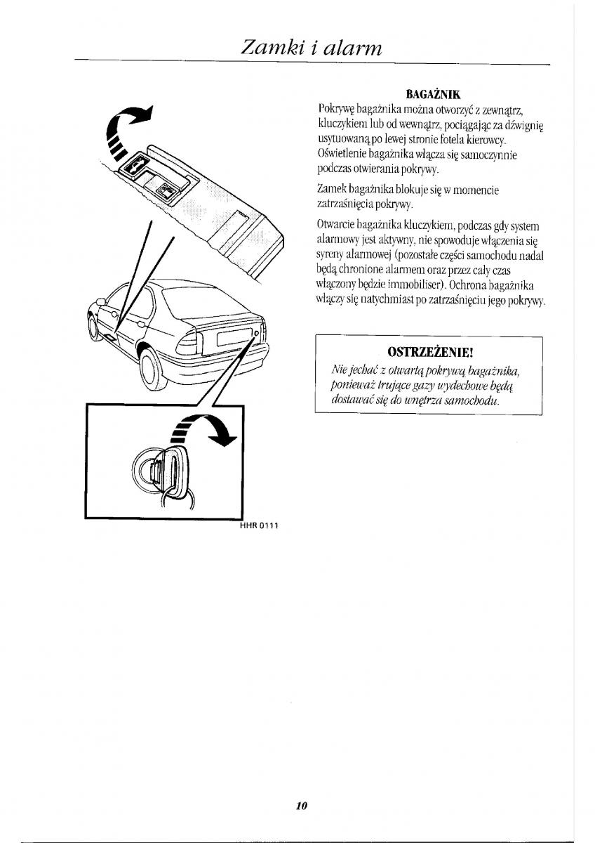 Rover 400 II 2 instrukcja obslugi / page 13