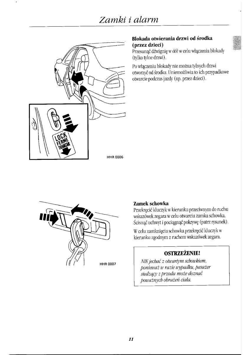 manual  Rover 400 II 2 instrukcja / page 14