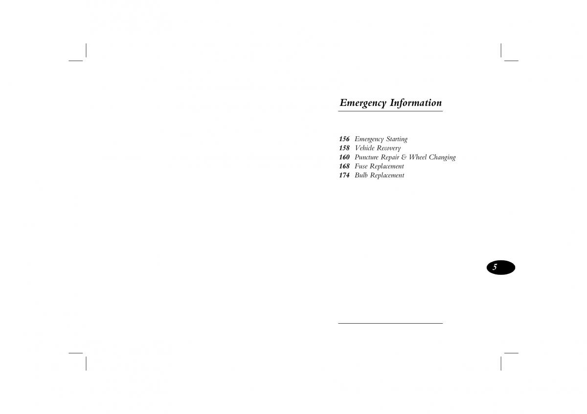 Rover 45 owners manual / page 155
