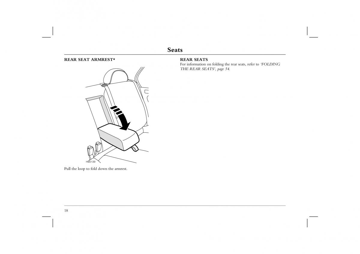 Rover 45 owners manual / page 18