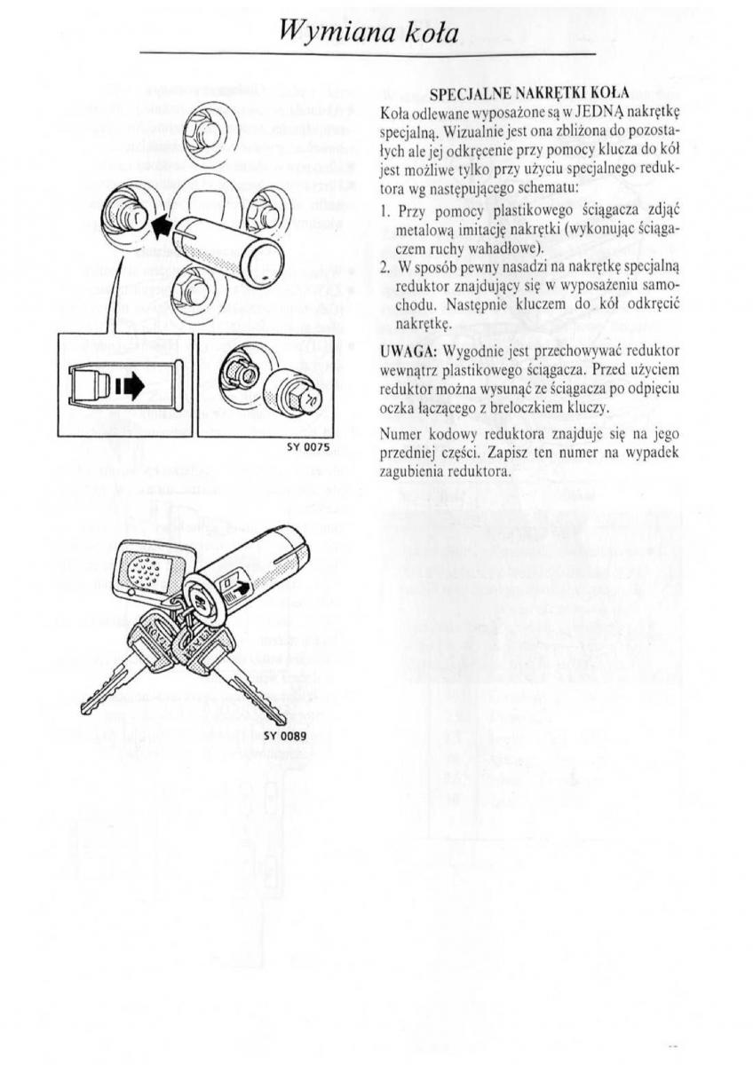 Rover 600 instrukcja obslugi / page 70