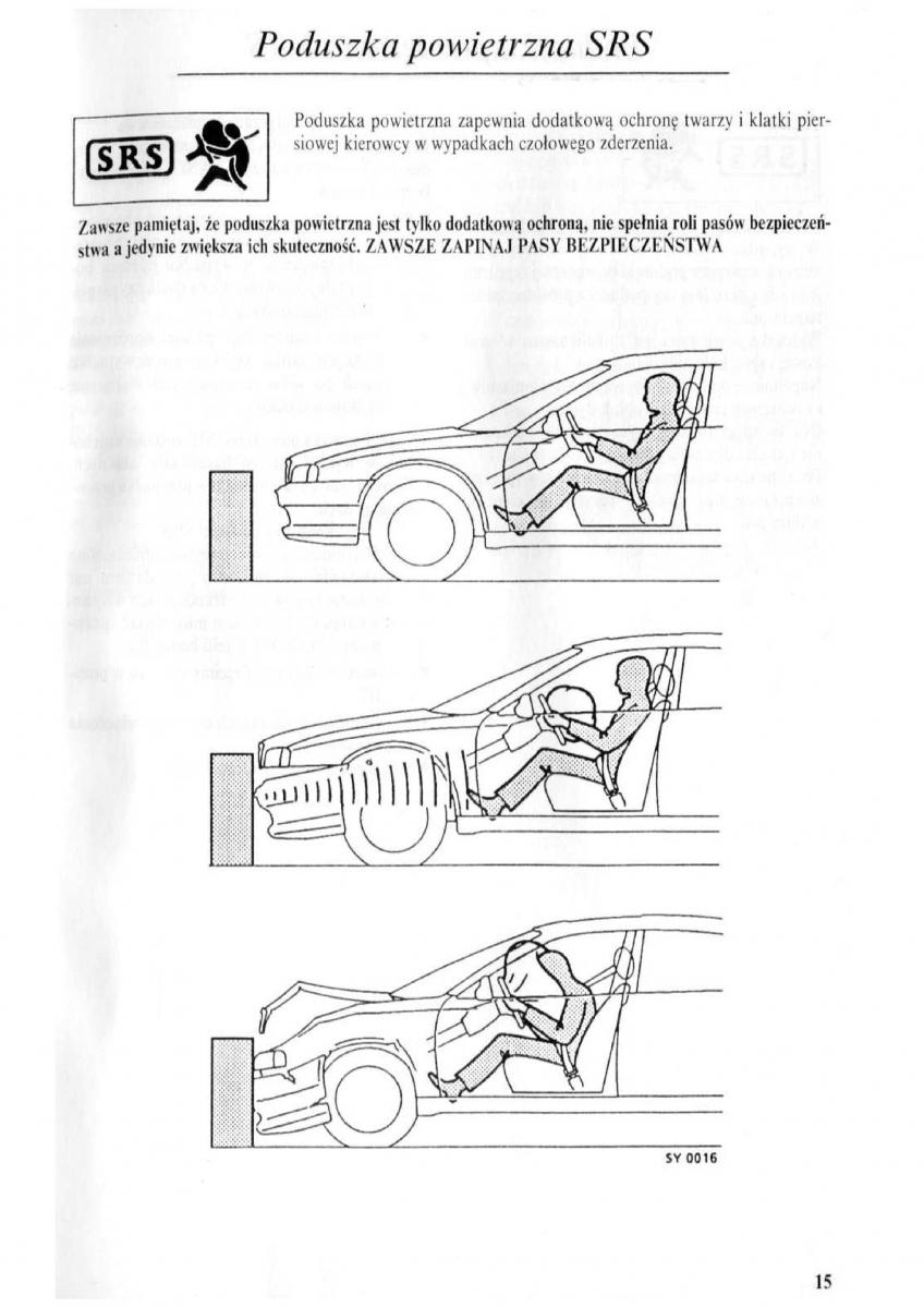 Rover 600 instrukcja obslugi / page 16