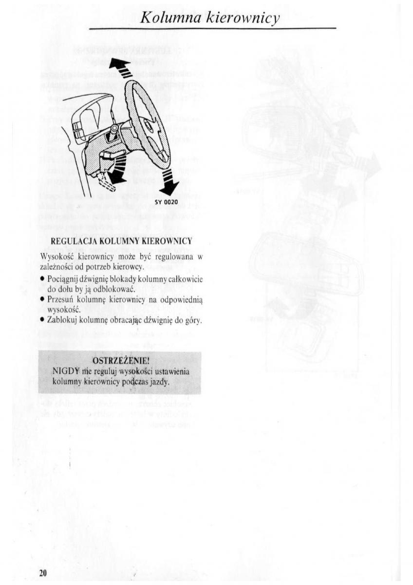 manual  Rover 600 instrukcja / page 21