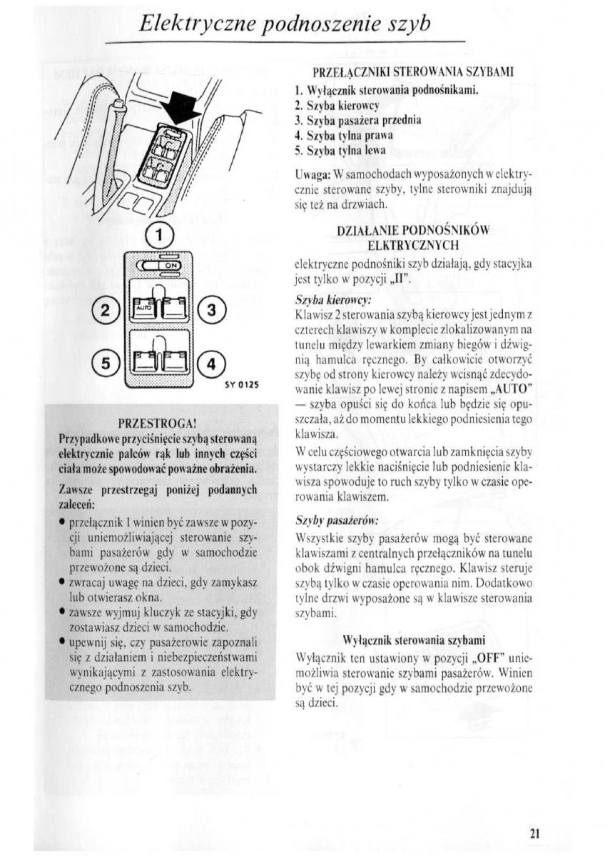 Rover 600 instrukcja obslugi / page 22