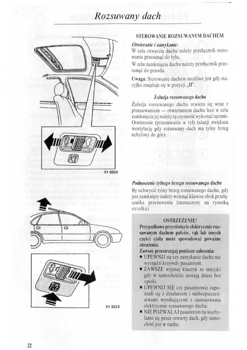 Rover 600 instrukcja obslugi / page 23