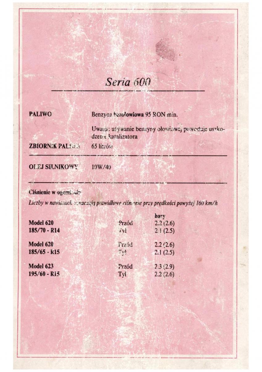manual  Rover 600 instrukcja / page 83