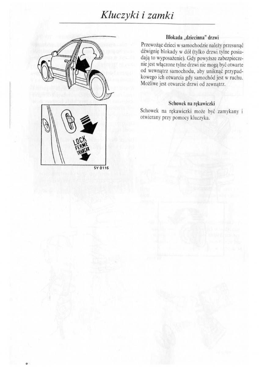 Rover 600 instrukcja obslugi / page 9