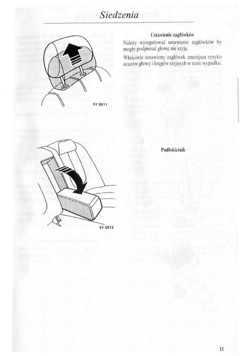 Rover 600 instrukcja obslugi / page 12