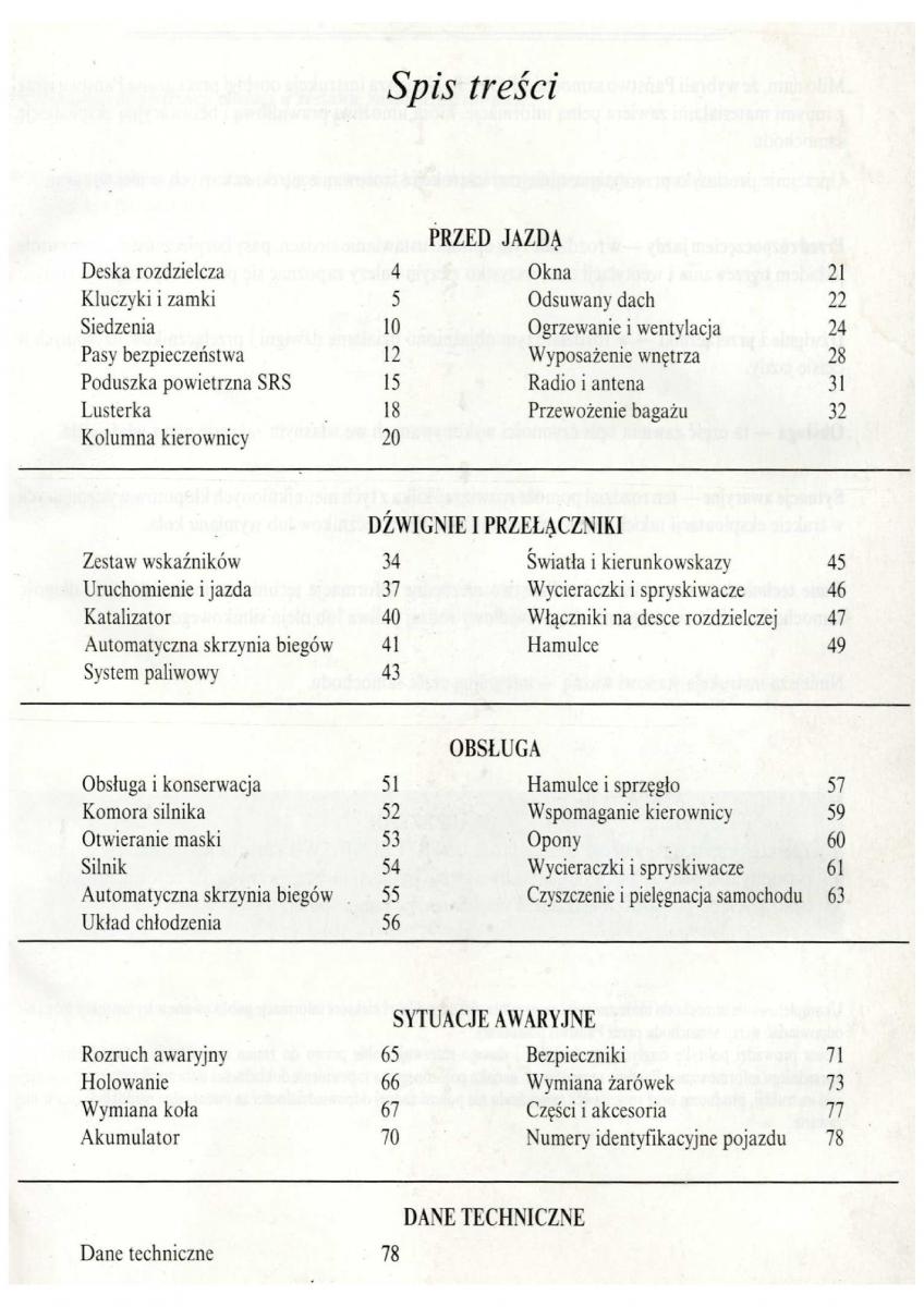 manual  Rover 600 instrukcja / page 2