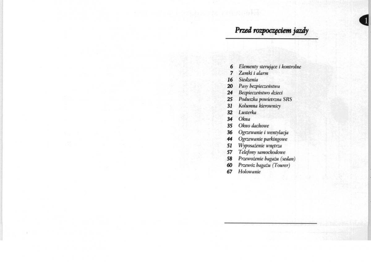 Rover 75 instrukcja obslugi / page 5