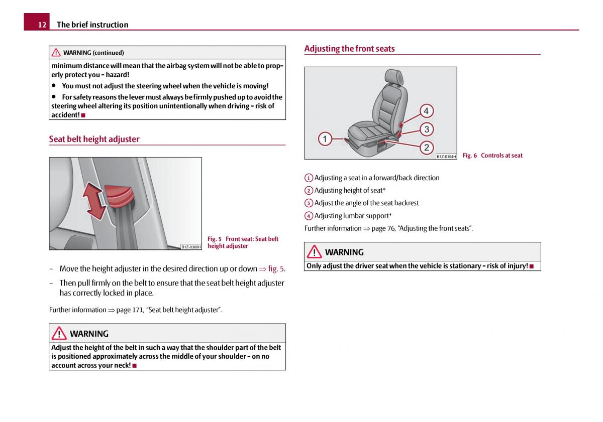 Skoda Octavia I 1 owners manual / page 13