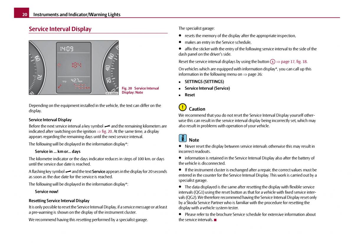 Skoda Octavia I 1 owners manual / page 21