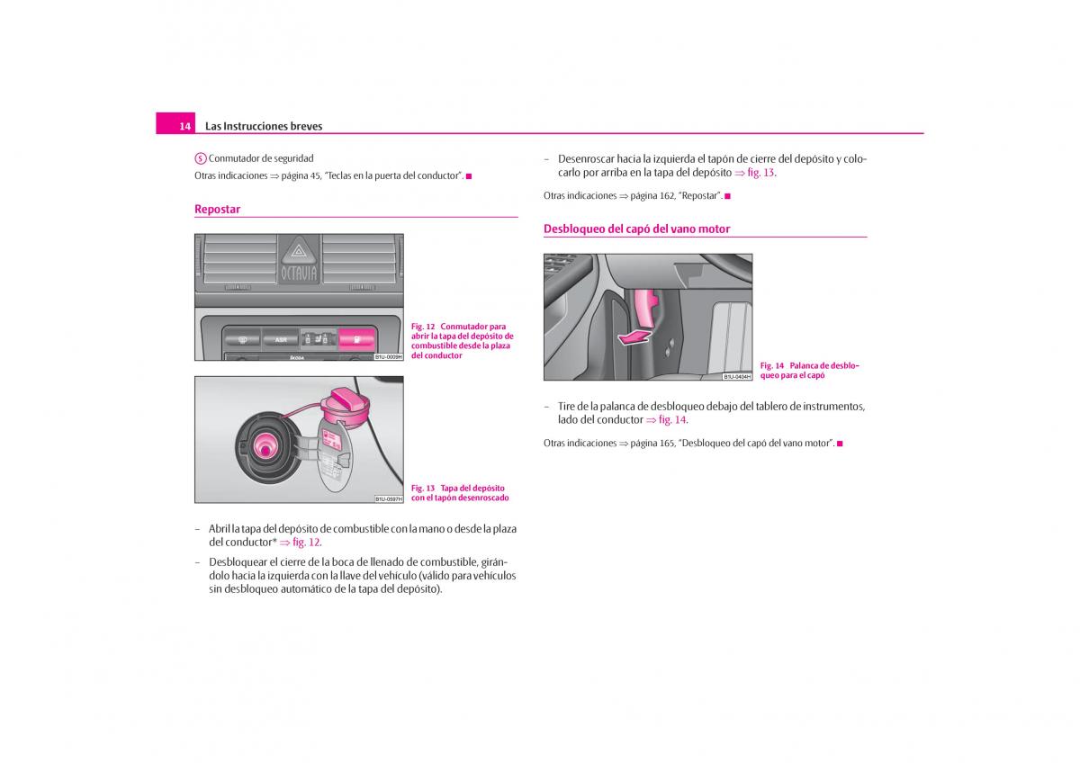 Skoda Octavia I 1 manual del propietario / page 15